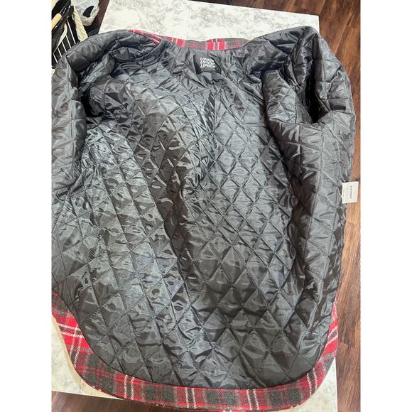 LIPHOP Men's Plaid Jacket O/S Gray Wool Snap Front Urban Streetwear Casual Chore - Picture 8 of 10